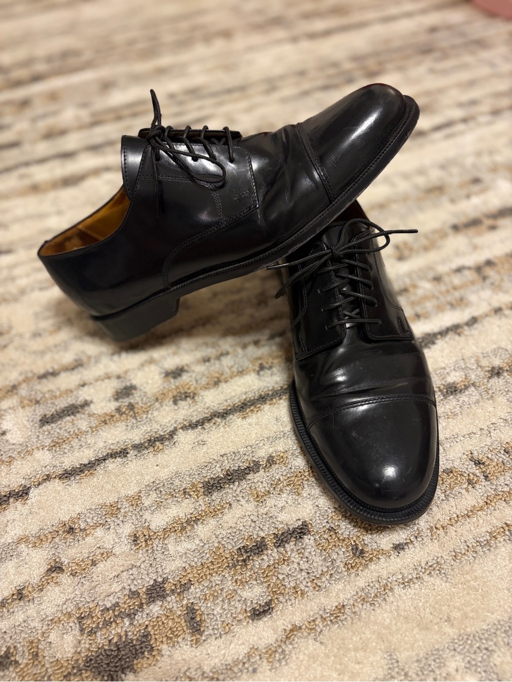 Cole Haan | Black Leather Cap-Toe Dress shoes size 8.5
